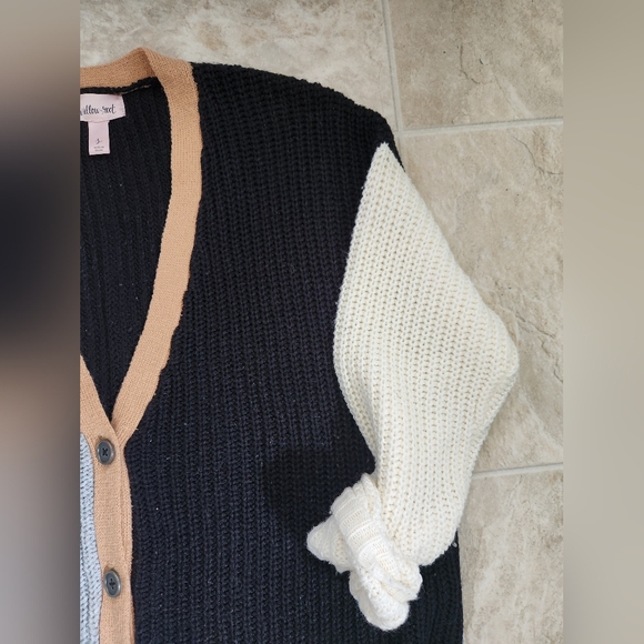 Willow Root Colorblock Cardigan Sweater - Size Large - Picture 4 of 8